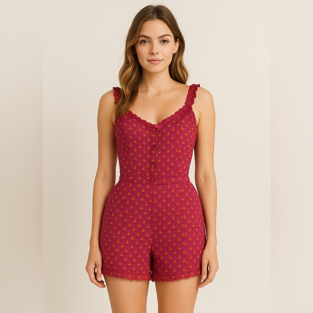 Vintage Lanz original Romper 1960's-1970's